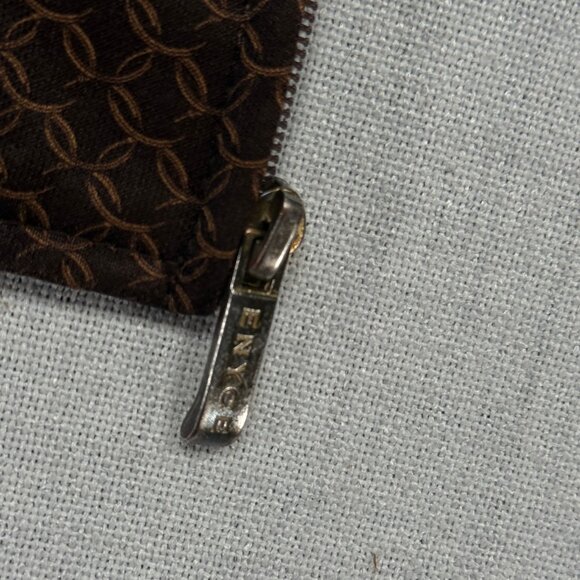 ENYCE Zip Track Jacket Brown Monogram Logo Full Zip Retro Style Size XXL - Picture 9 of 16